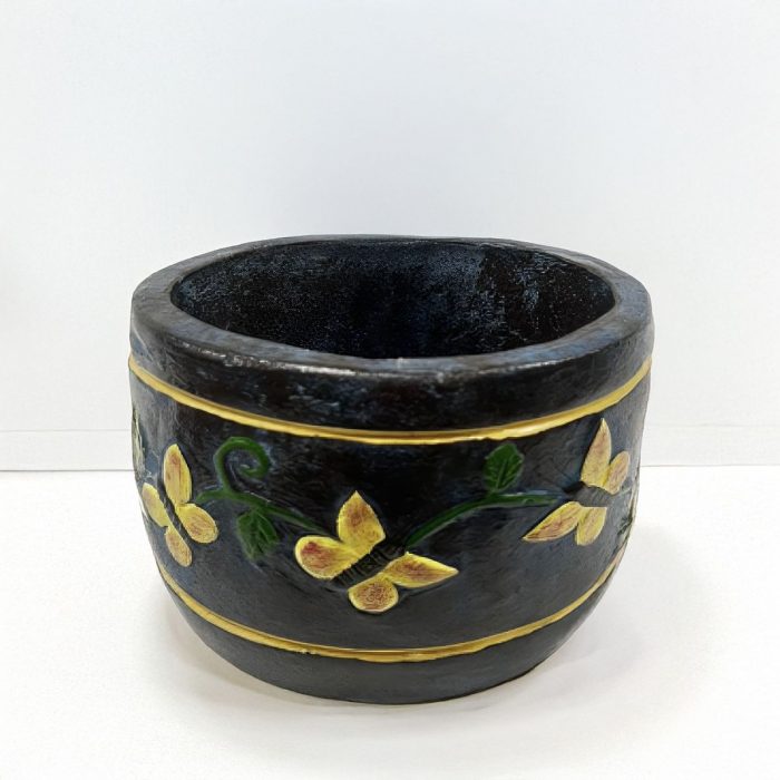 Round Butterfly Pot